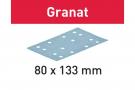 Foglio abrasivo Granat STF 80x133 P80 GR/50